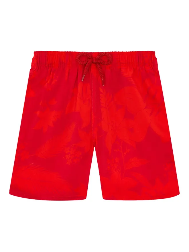 Vilebrequin Kids Vilebrequin Kids フラワー・パワー スイムショーツ レッドの商品画像