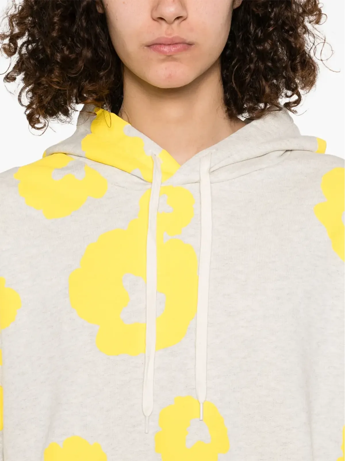 Autry 花柄フ hoodie ミニドレス - 画像5