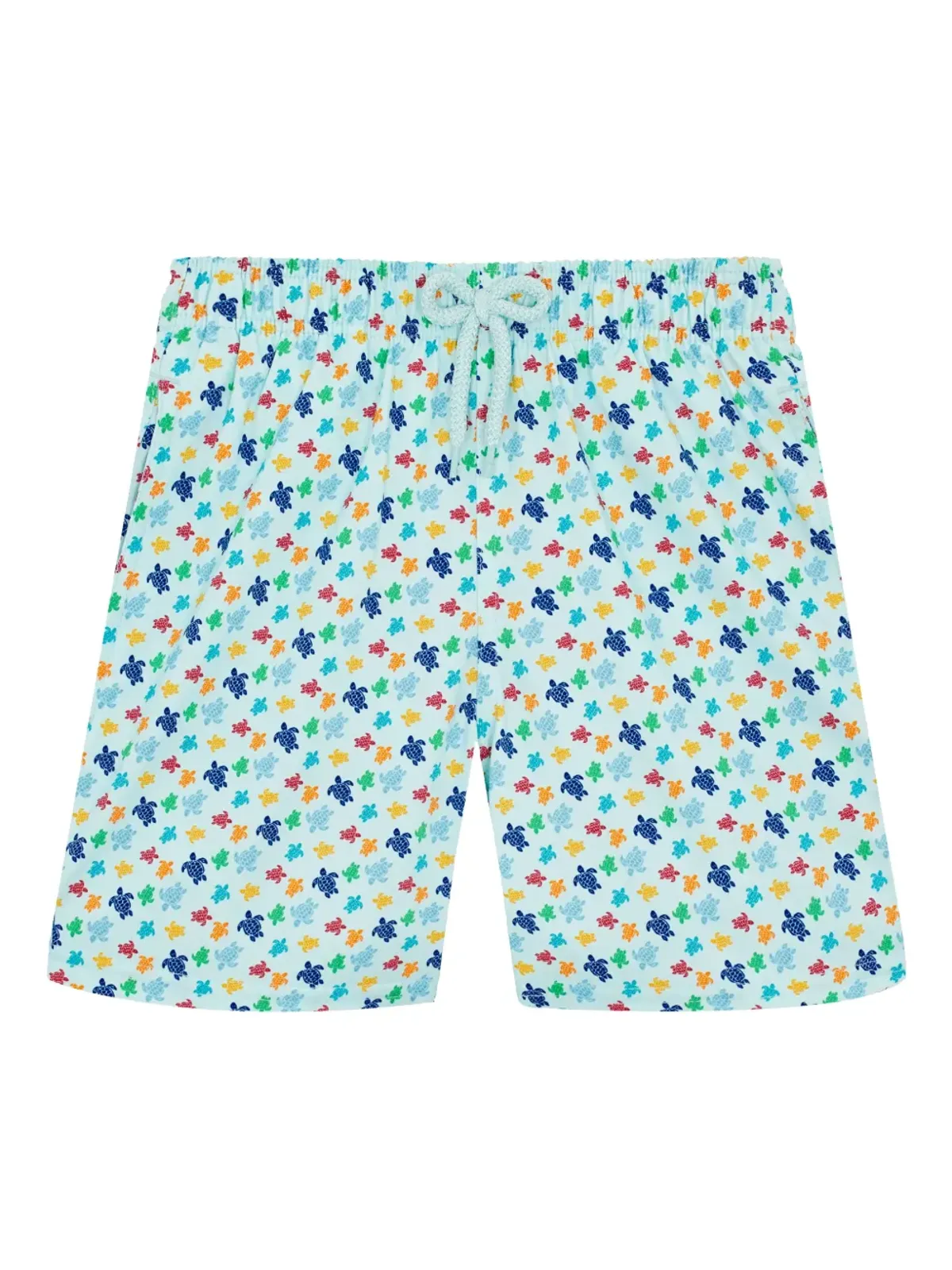 Vilebrequin Kids Ronde Des Tortues Rainbow スイムショーツ ブルー - 画像1