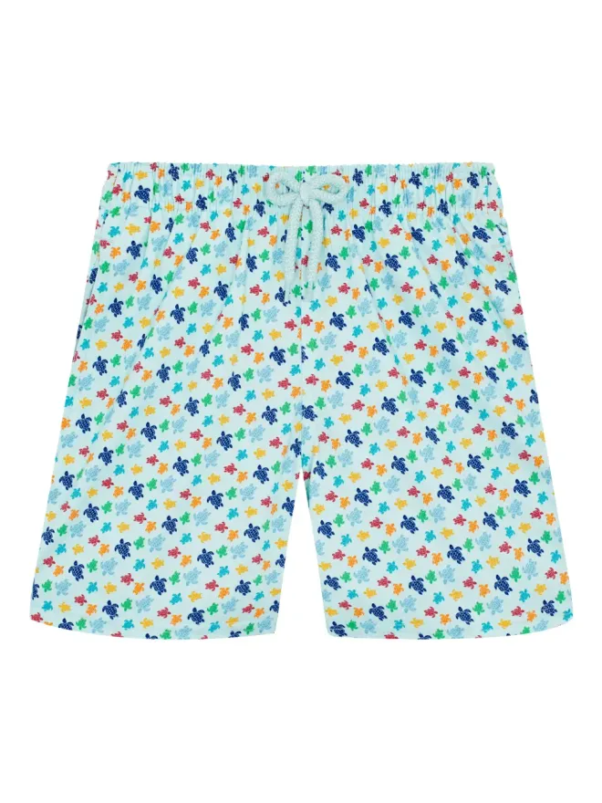 Vilebrequin Kids Vilebrequin Kids Ronde Des Tortues Rainbow スイムショーツ ブルーの商品画像