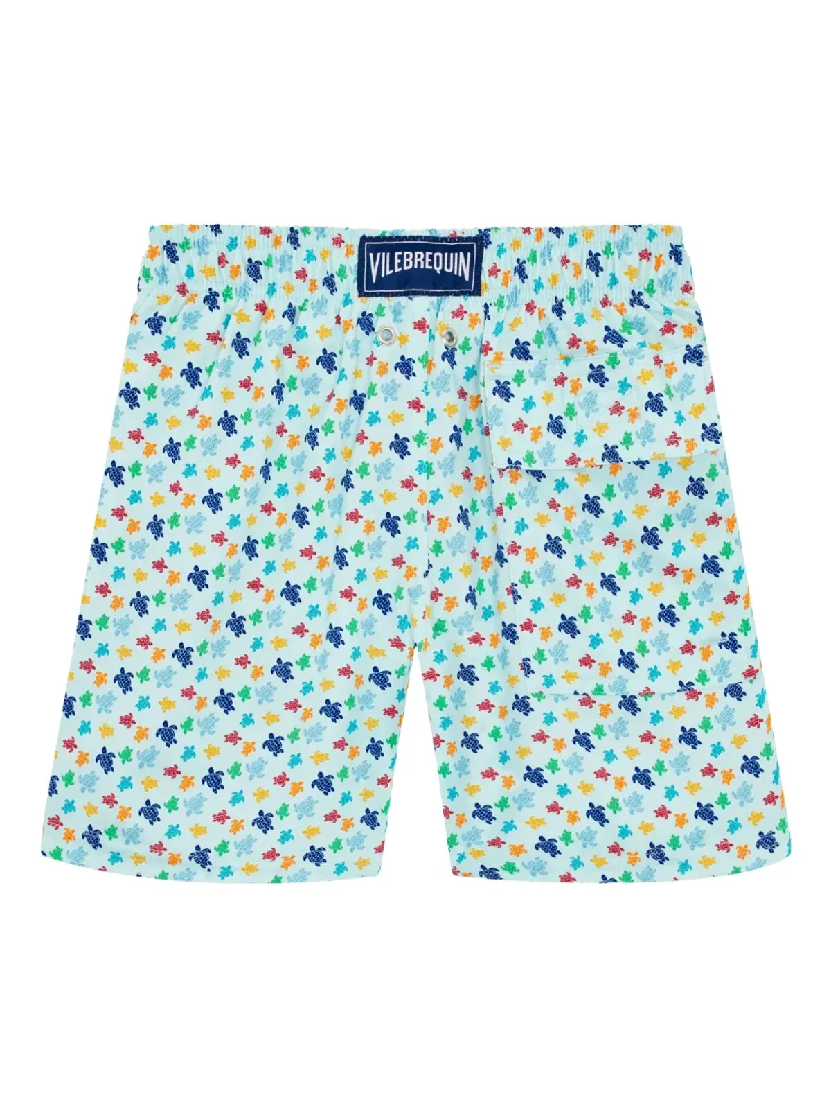 Vilebrequin Kids Ronde Des Tortues Rainbow スイムショーツ ブルー - 画像2