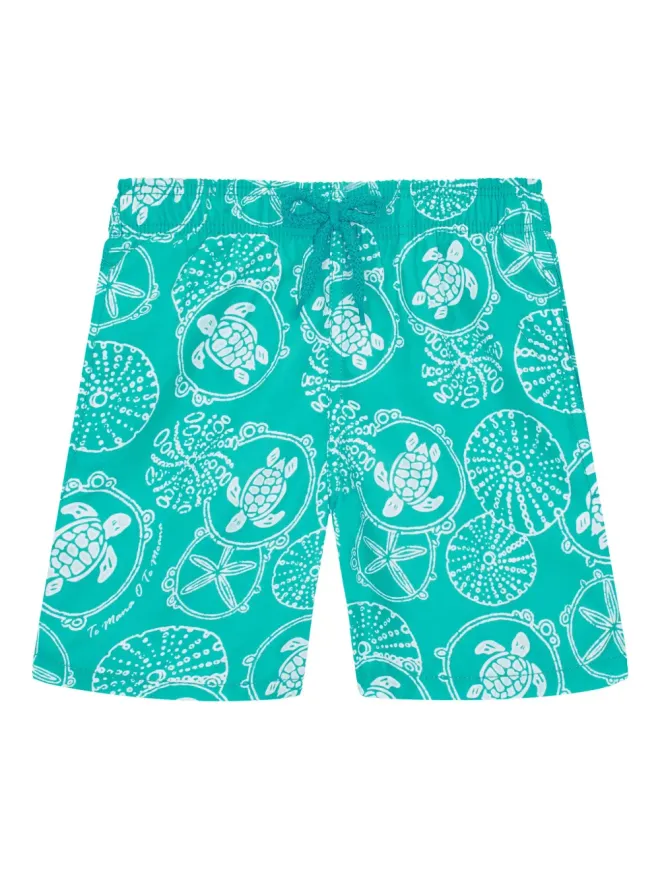 Vilebrequin Kids Vilebrequin Kids カメモチーフ スイムショーツの商品画像
