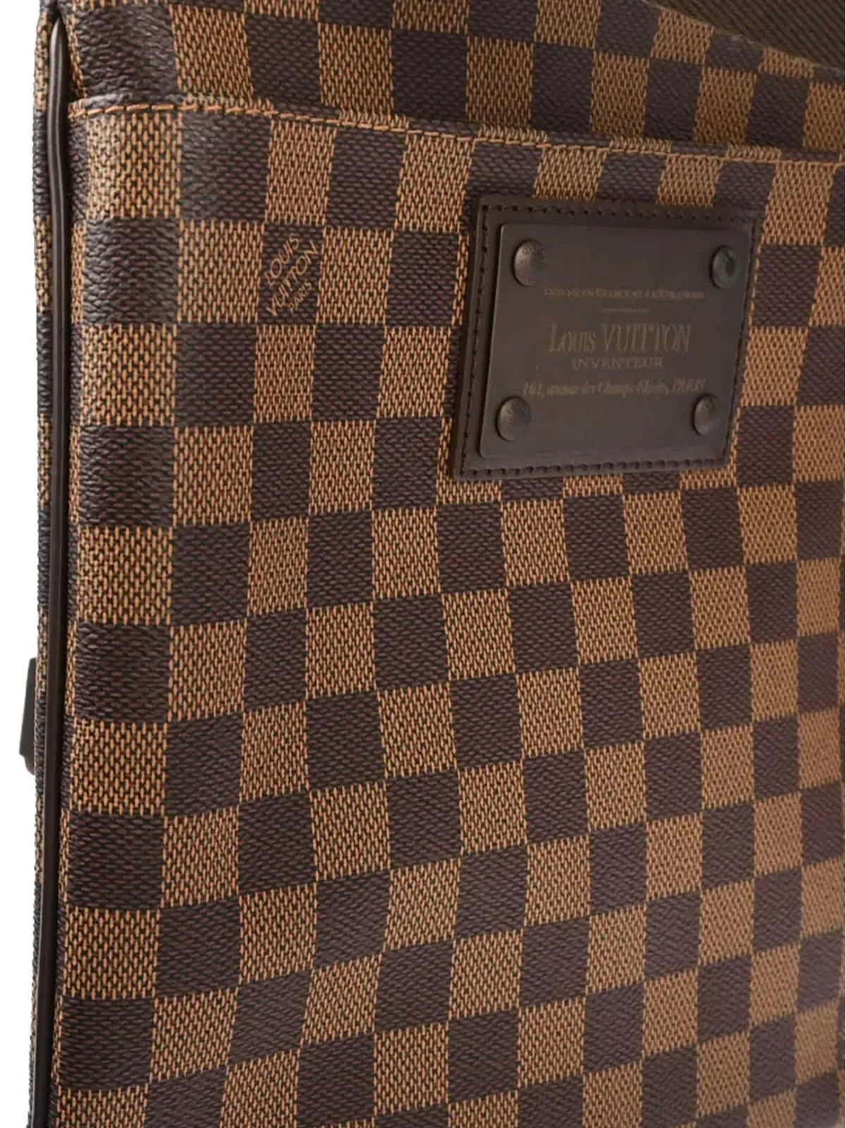 ビンテージ Louis Vuitton Brooklyn Pochette ショルダーバッグ ブラウン - 画像3