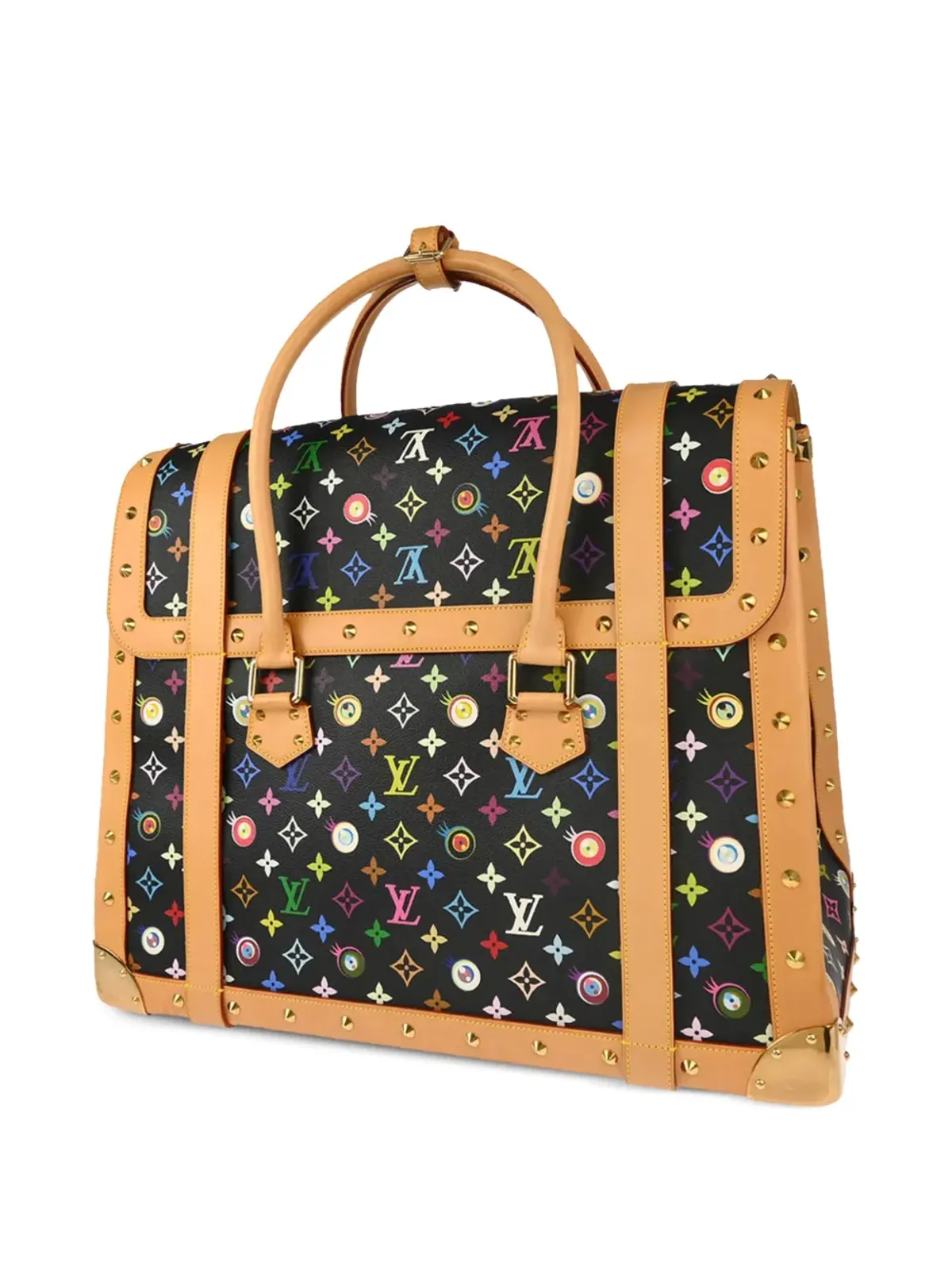 Louis Vuitton ビンテージ x Takashi Murakami 2003 Eye Love トートバッグ - ブラック - 画像2