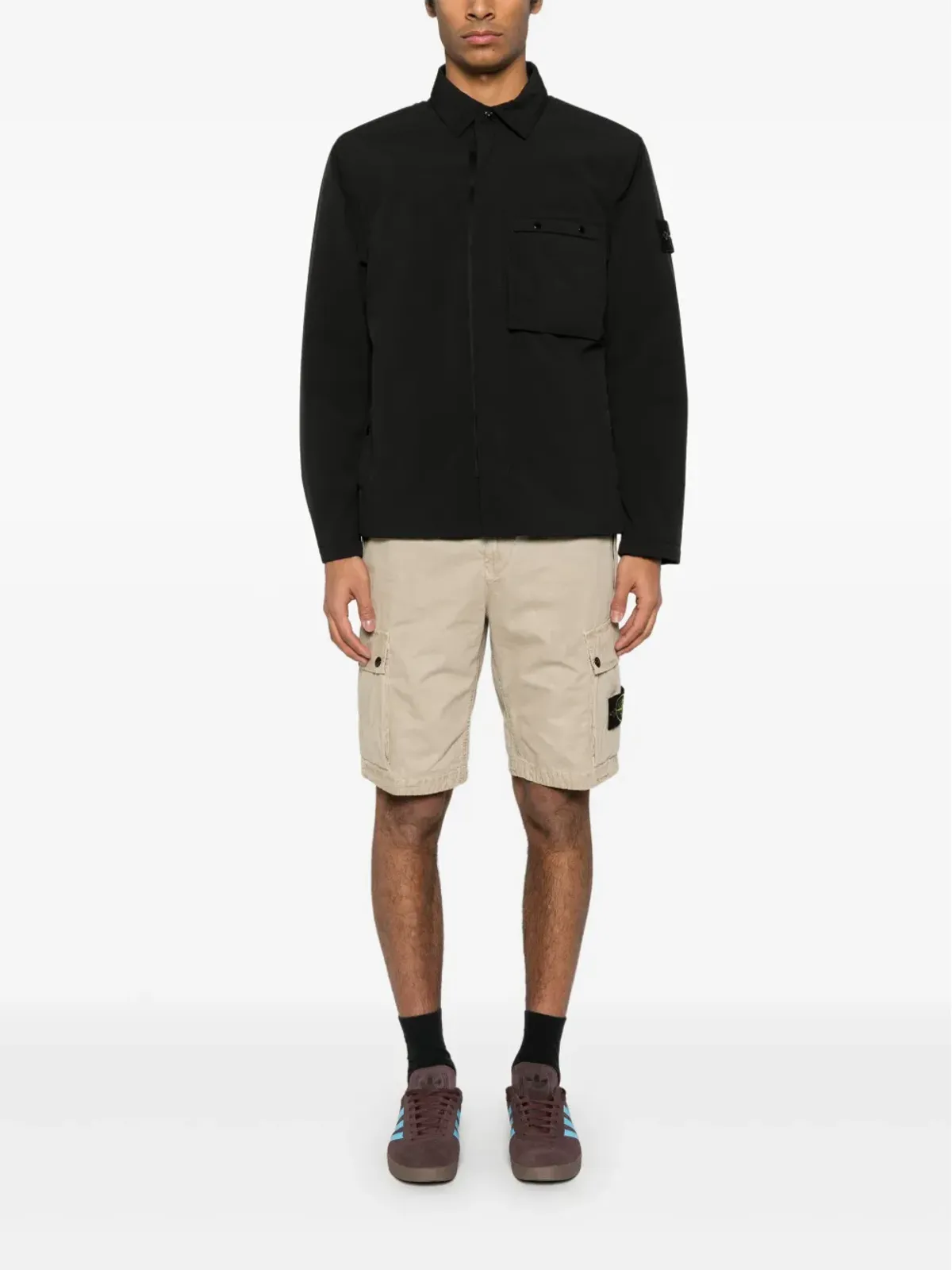 Stone Island Shell-R プリマロフト®断熱ジャケット ブラック - 画像2