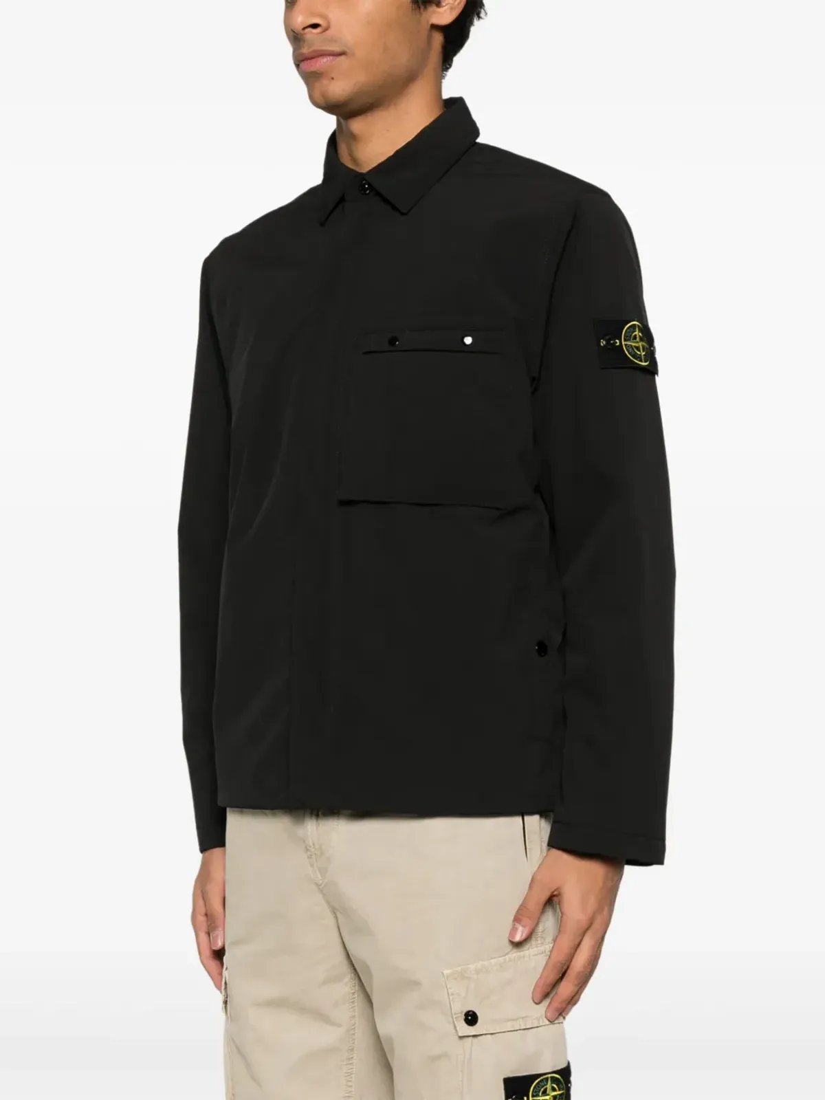 Stone Island Shell-R プリマロフト®断熱ジャケット ブラック - 画像3