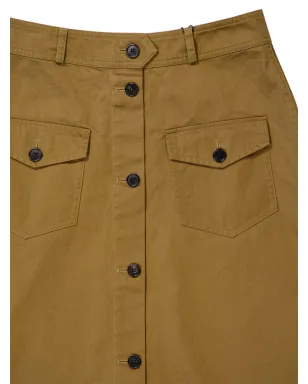 Saint Laurent 前ポケット付きボタン留めスカート - サムネイル4