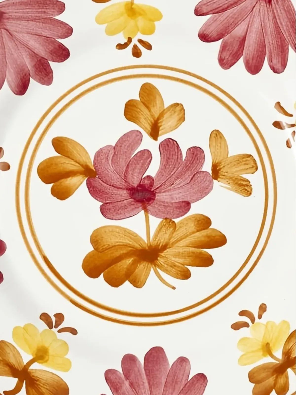 Cabana Blossom dessert plate - Yellow - 画像2
