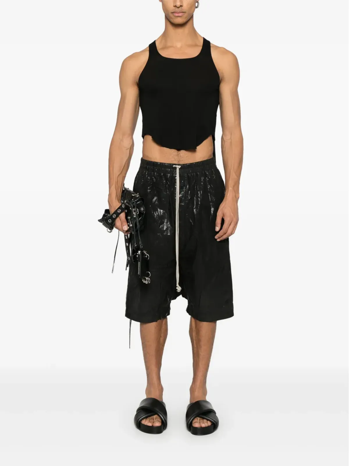 Rick Owens DRKSHDW クロップド タンクトップ - 画像2