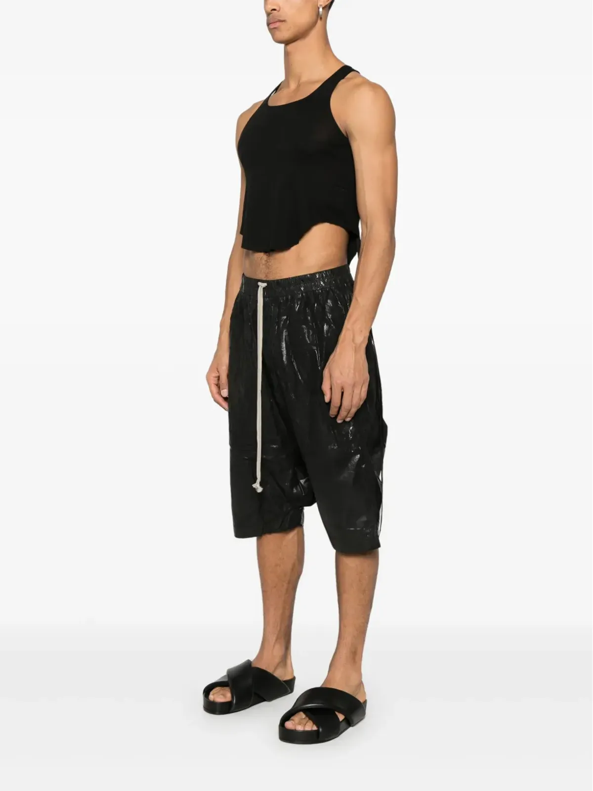 Rick Owens DRKSHDW クロップド タンクトップ - 画像3