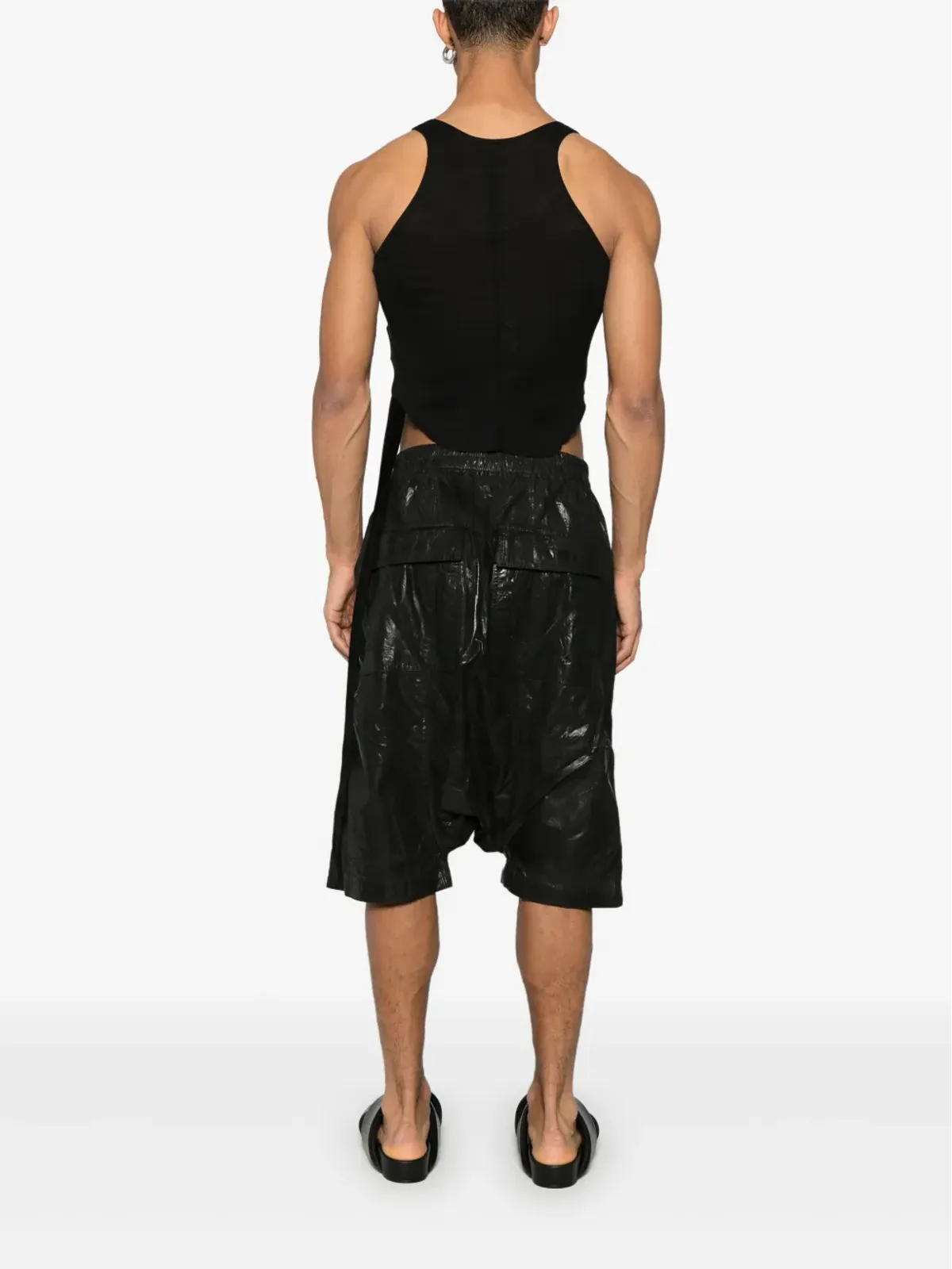 Rick Owens DRKSHDW クロップド タンクトップ - 画像4