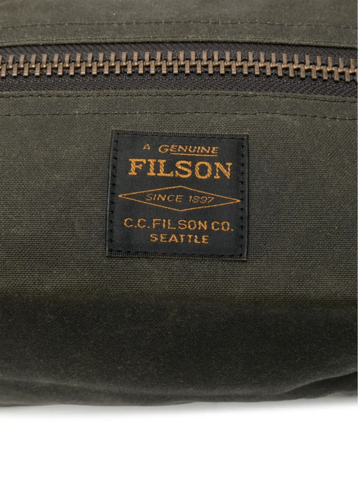 Filson logo-patch wash bag - 画像3