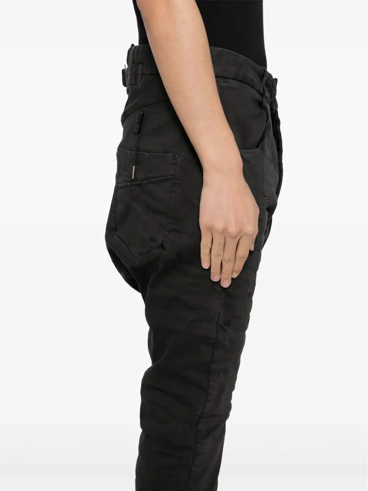 Boris Bidjan Saberi ドロップクロッチ トラウザー - 画像5