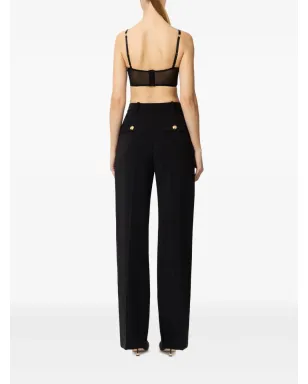Elisabetta Franchi チュール ブラトップ - ブラック - サムネイル3
