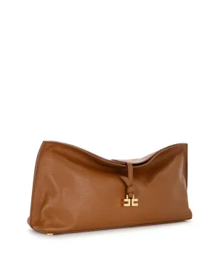Elisabetta Franchi レザー クラッチバッグ - ブラウン - サムネイル3