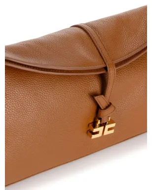 Elisabetta Franchi レザー クラッチバッグ - ブラウン - サムネイル4
