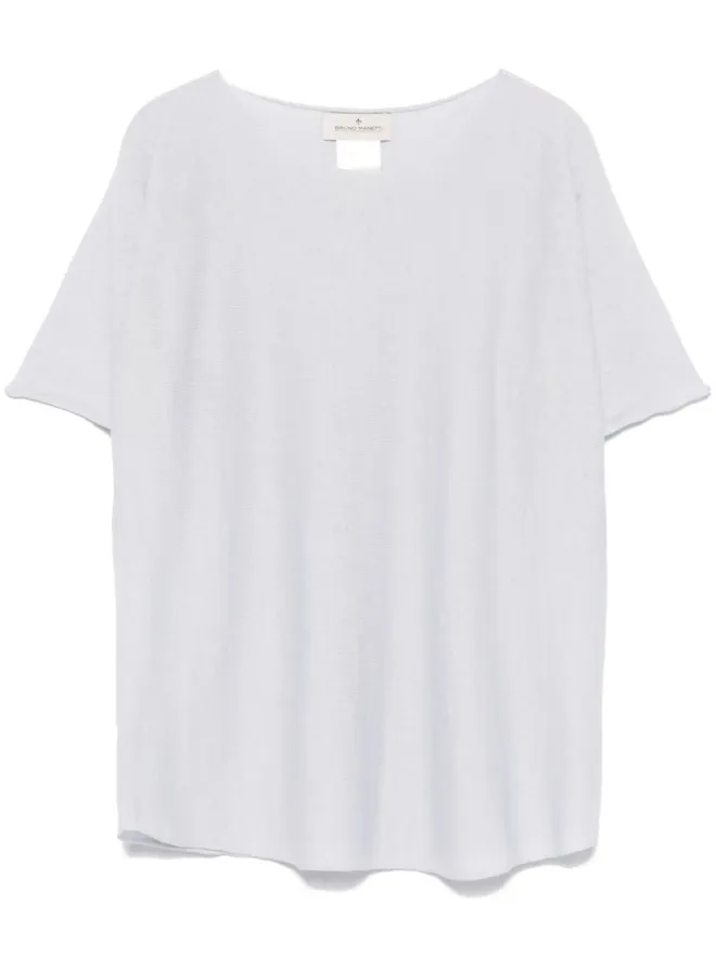 Bruno Manetti Bruno Manetti RAWカットTシャツ - ブルーの商品画像