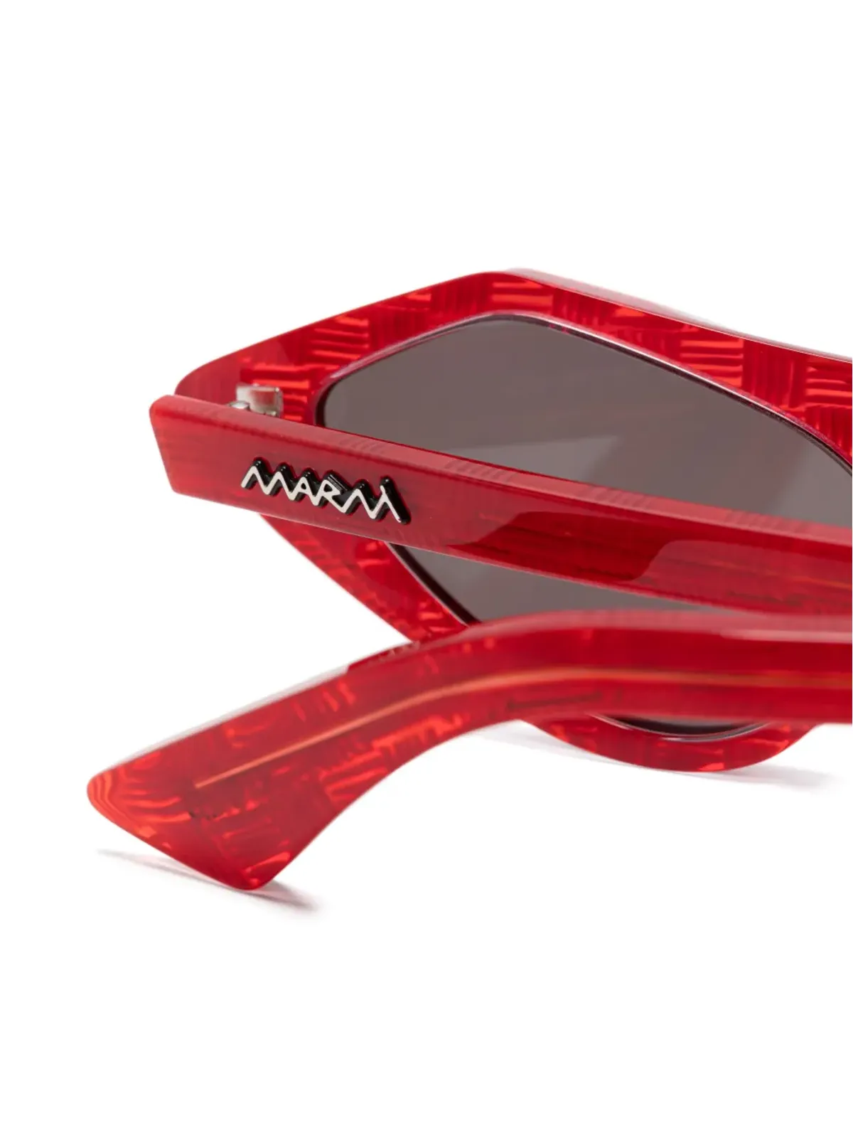 Marni Eyewear 彫刻フレーム サングラス - 画像3