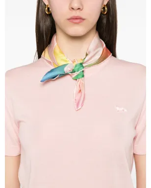 Maison Kitsuné ベビー・フォックスパッチ付きニットTシャツ ピンク - サムネイル5