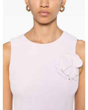 Elisabetta Franchi クレープミニドレス - ピンク - サムネイル5