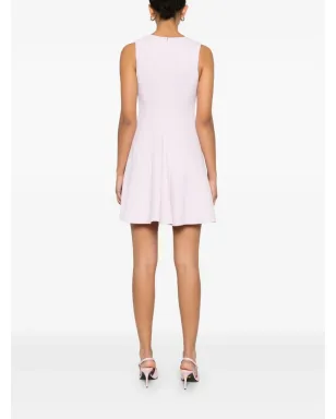 Elisabetta Franchi クレープミニドレス - ピンク - サムネイル4