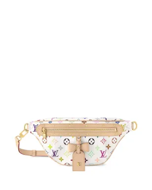 Louis Vuitton ビンテージ × Takashi Murakami ハイライズ ホワイト/マルチカラー ベルトバッグ - サムネイル1