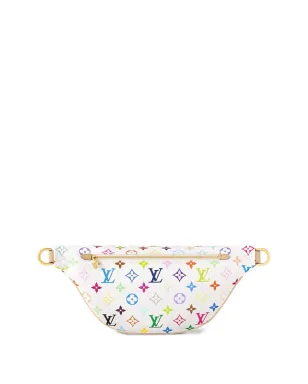 Louis Vuitton ビンテージ × Takashi Murakami ハイライズ ホワイト/マルチカラー ベルトバッグ - サムネイル2