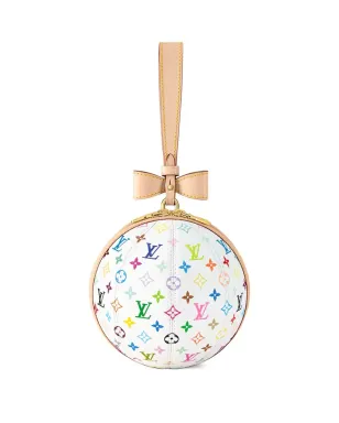 Louis Vuitton ビンテージ × Takashi Murakami Koro Koro ホワイト クラッチバッグ - サムネイル1