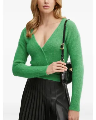 SIMONA CORSELLINI ラップタイ付きカーディガン - サムネイル3