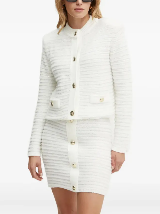 SIMONA CORSELLINI SIMONA CORSELLINI ボタン付きポケットカーディガンの商品画像