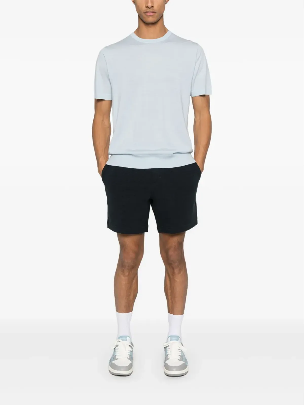 Vince ファインニット Tシャツ - ブルー - 画像2
