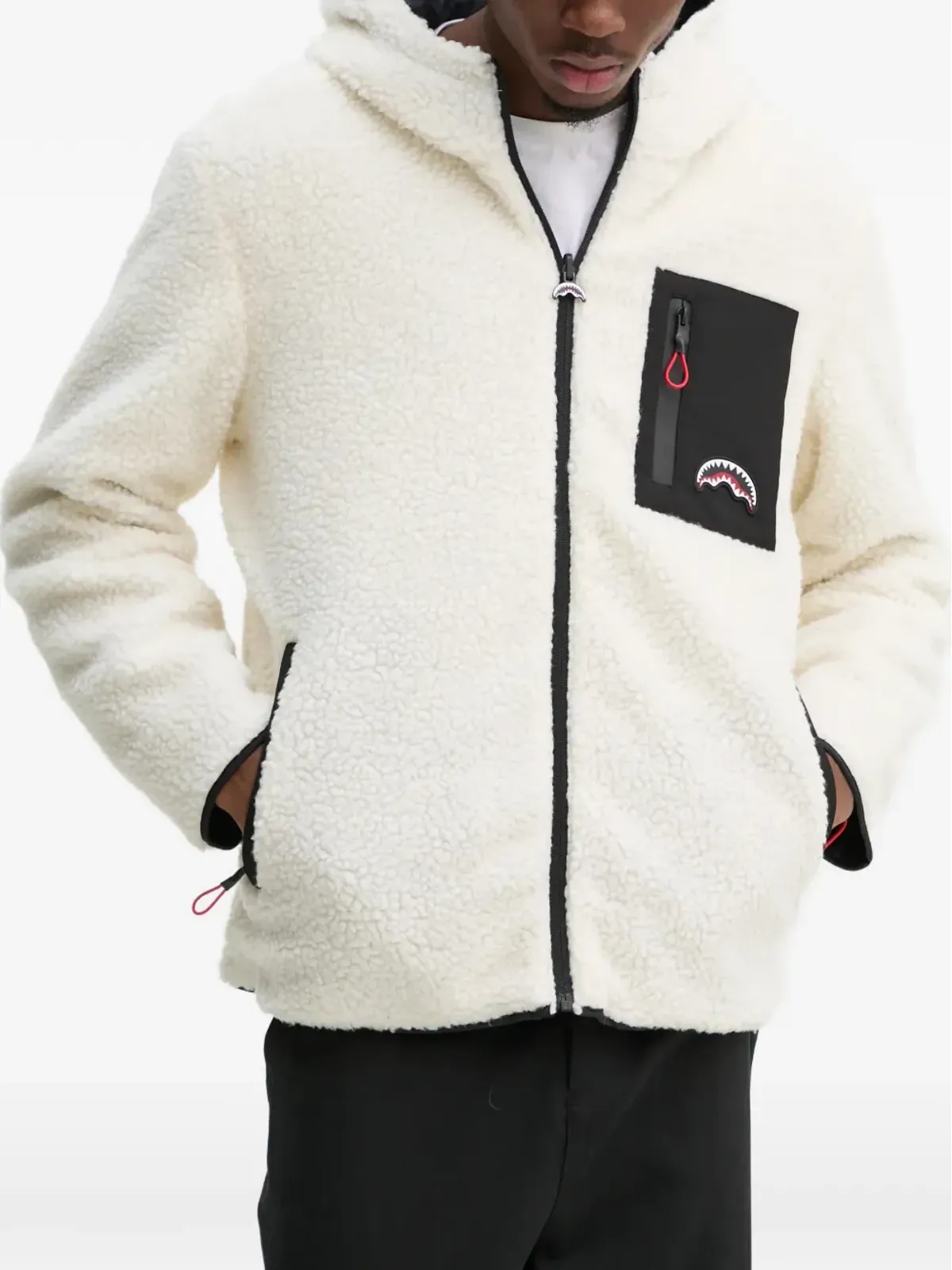 Sprayground リバーシブルフーデッドジャケット（ブルー） - 画像3
