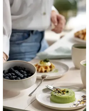 Villeroy & Boch クラフテッド コットン ポーセリン ブレックファスト セット - Neutrals - サムネイル2