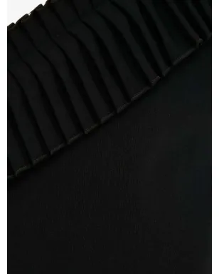 The Kooples プリーツ入りワンショルダーミニパーティードレス - サムネイル3