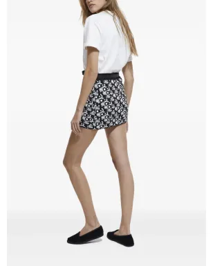 The Kooples ロゴ柄ニットミニスカート - サムネイル3