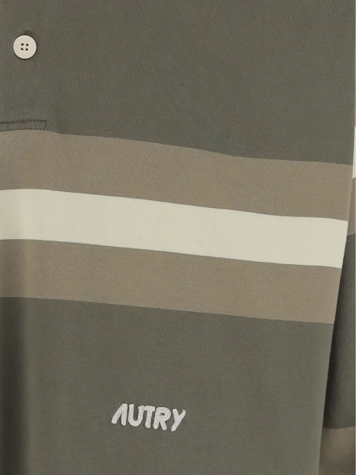 Autry ストライプ コットン ポロシャツ - 画像3