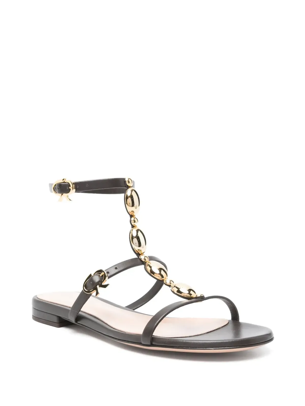 Gianvito Rossi アップリケディテールサンダル - 画像2