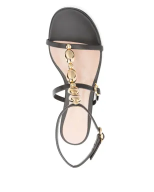 Gianvito Rossi アップリケディテールサンダル - サムネイル4