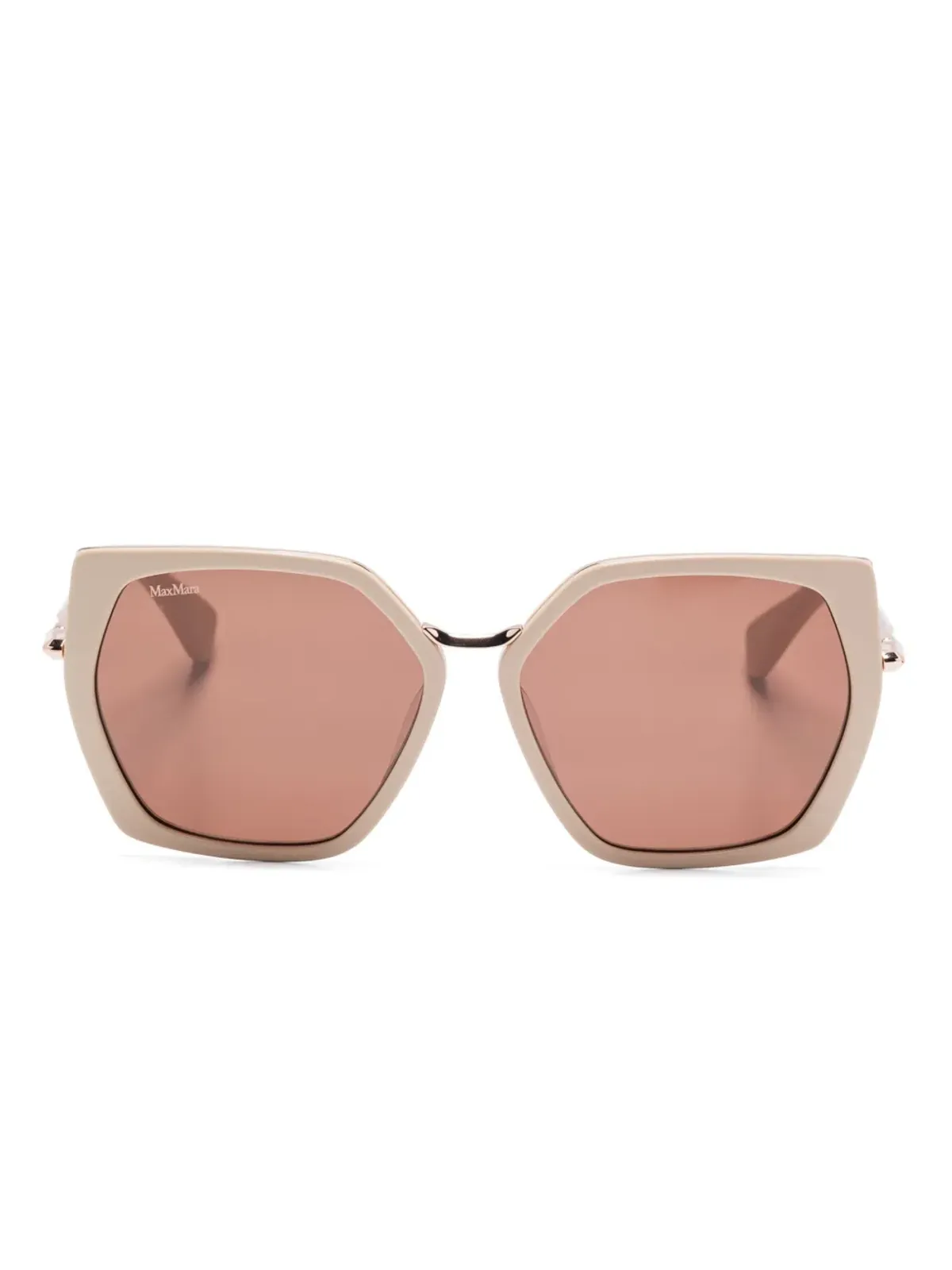 Max Mara Eyewear ジオメトリックフレーム サングラス - 画像1