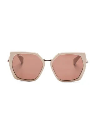 Max Mara Eyewear ジオメトリックフレーム サングラス - サムネイル1