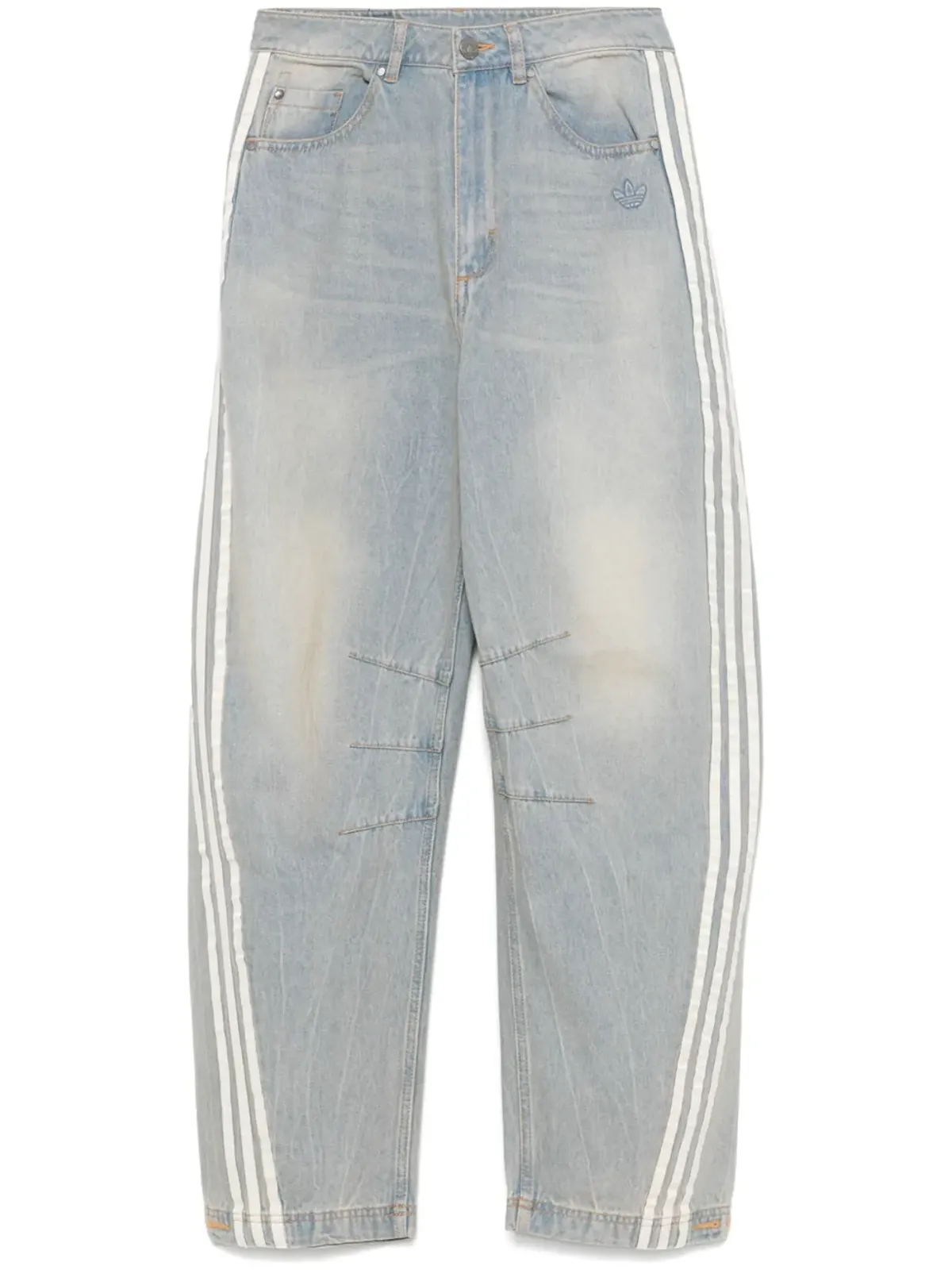 adidas 3ストライプ デニムジーンズ - 画像1