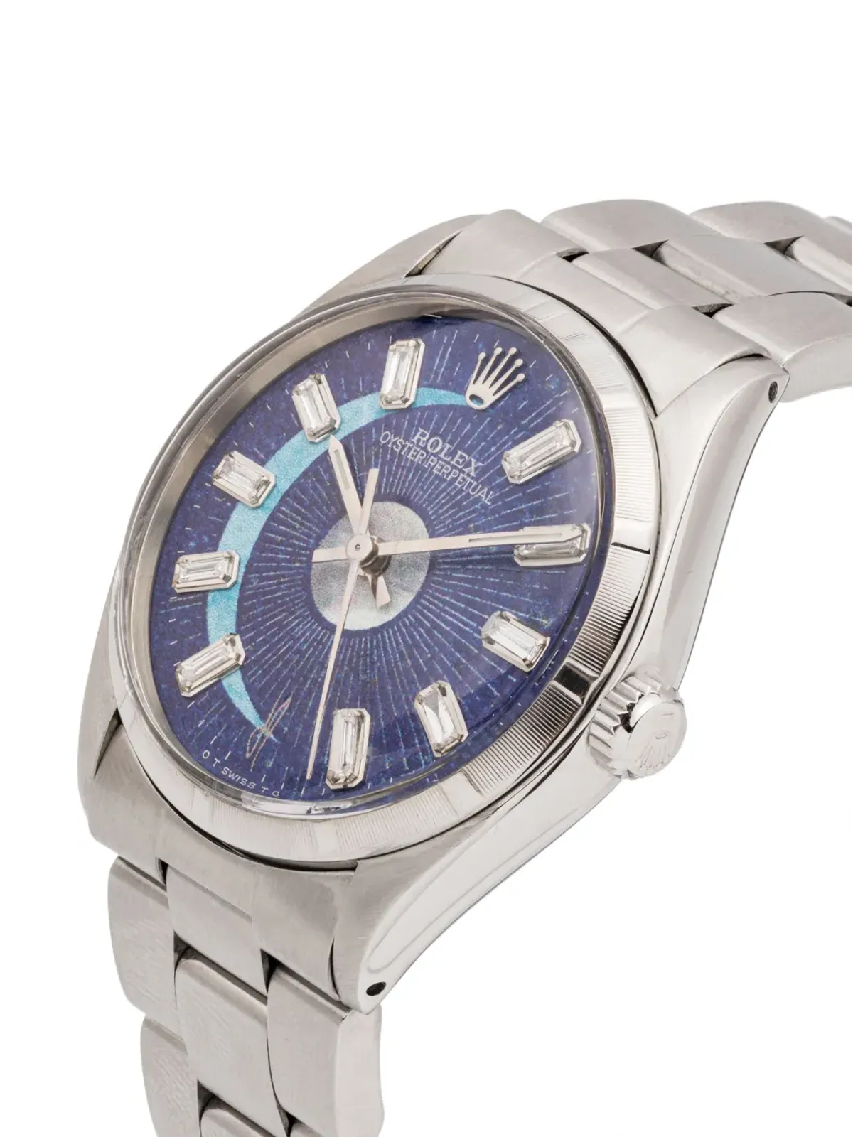 Jacquie Aiche カスタム Rolex Oyster Perpetual Evil Eye 32mm ブルー - 画像5