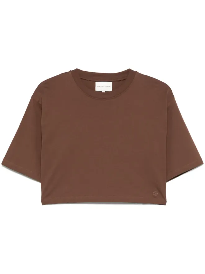 Loulou de Saison LouLou de Saison グポTシャツ ブラウンの商品画像