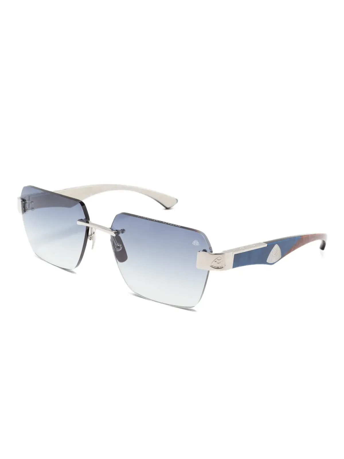 Maybach eyewear The Magic リムレス ジオメトリック サングラス - Silver - 画像2
