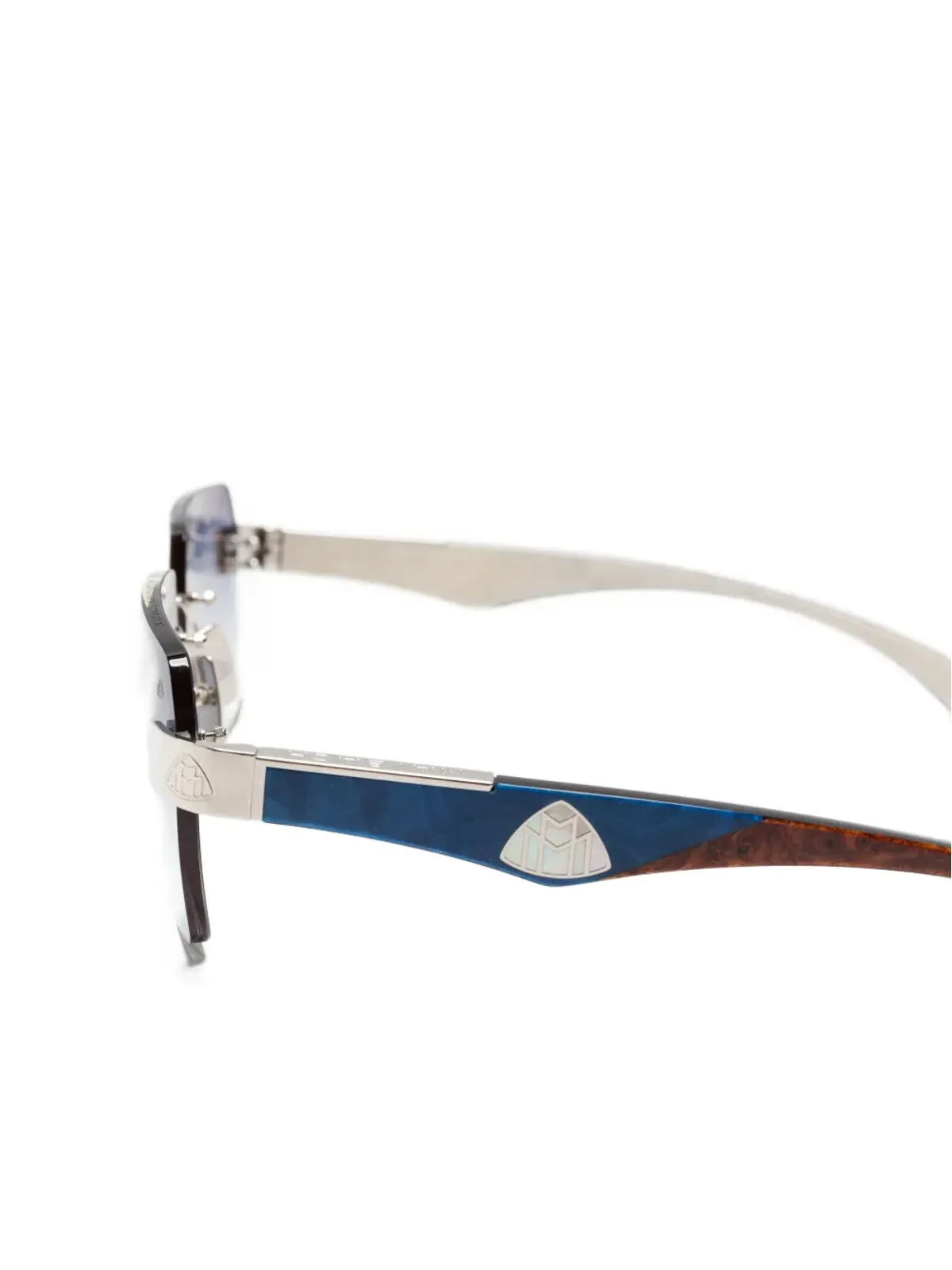 Maybach eyewear The Magic リムレス ジオメトリック サングラス - Silver - 画像3