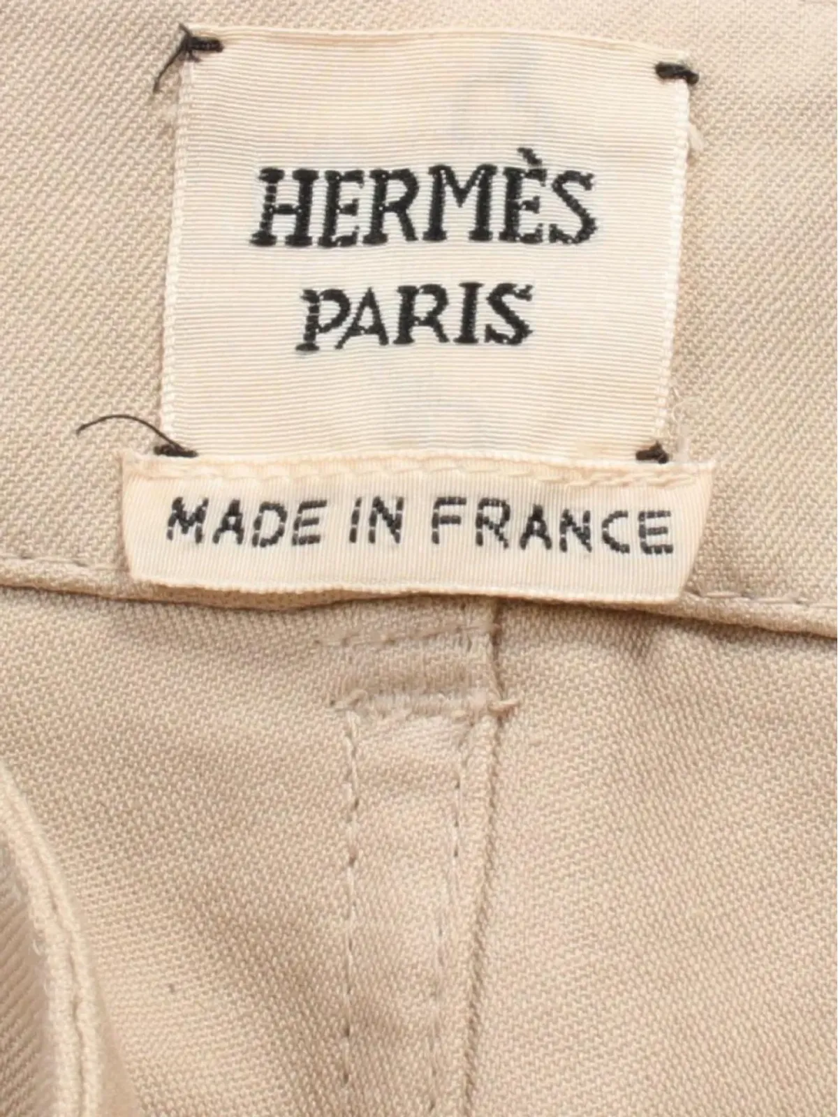 ビンテージ Hermès Pre-Owned 2010年代リネン スカート - 画像3