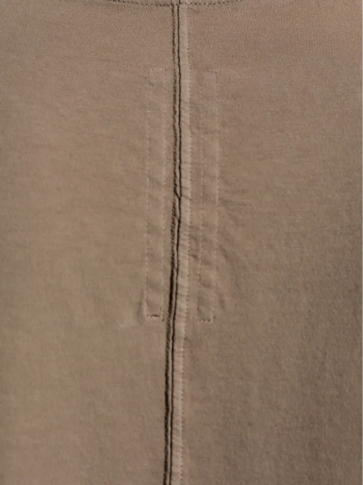 Rick Owens DRKSHDW 背面ステッチディテールTシャツ ブラウン - 画像5