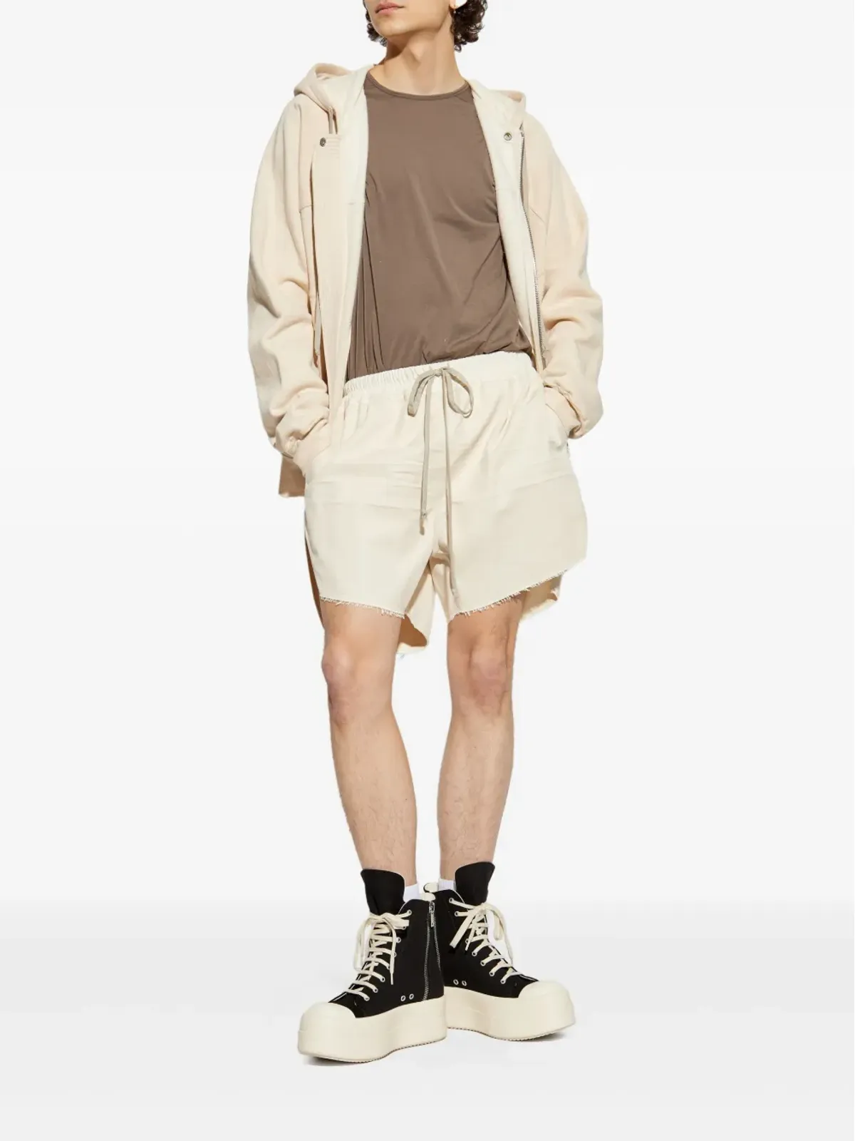 Rick Owens DRKSHDW ステッチディテール Tシャツ - 画像2