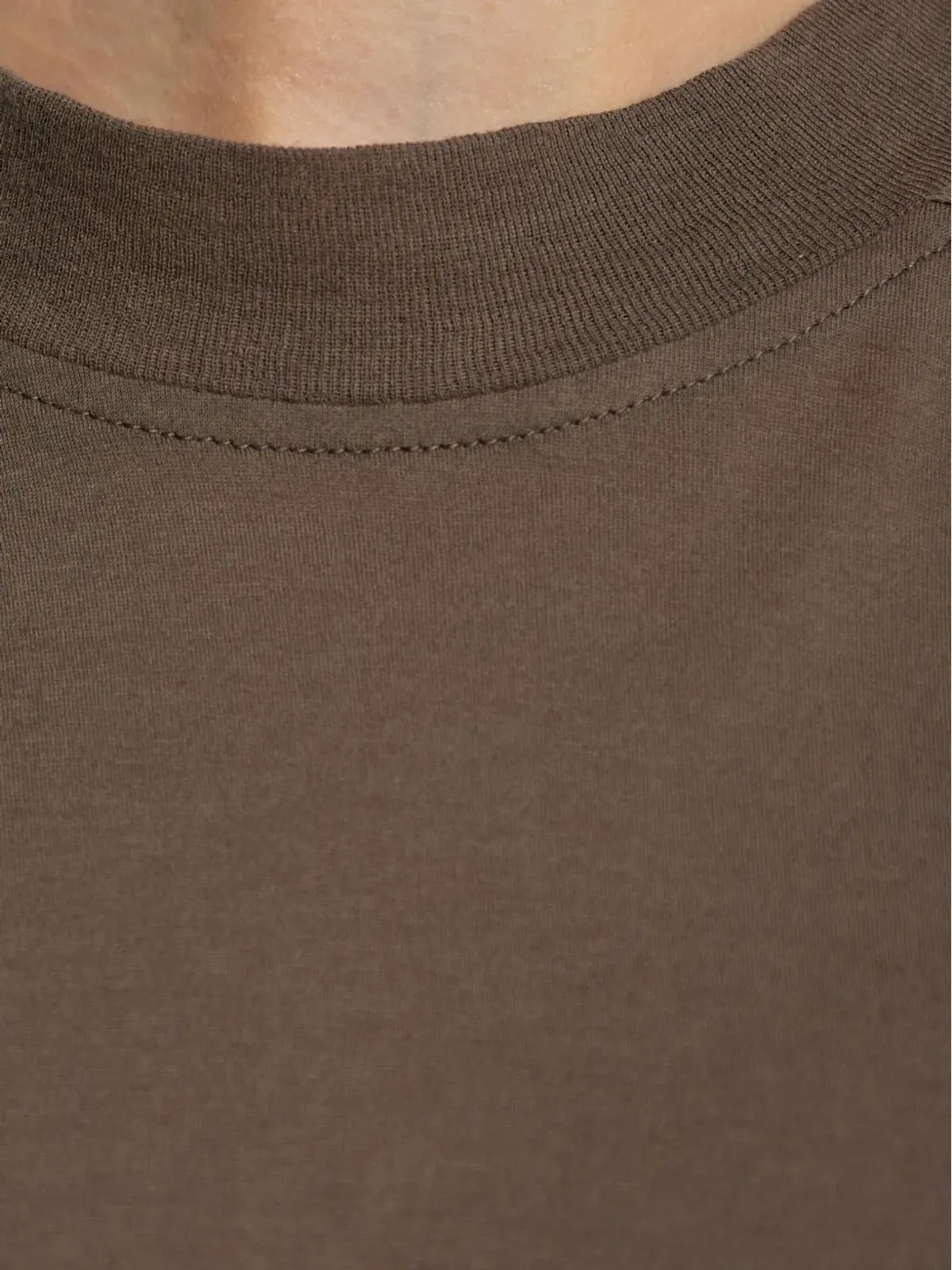 Rick Owens DRKSHDW ジャージーTシャツ ブラウン - 画像5