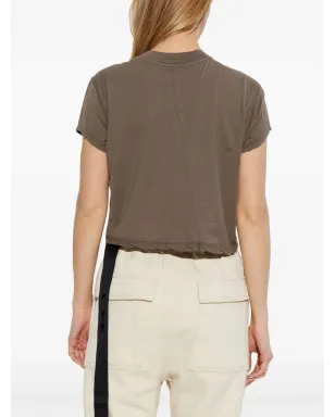 Rick Owens DRKSHDW ジャージーTシャツ ブラウン - サムネイル4